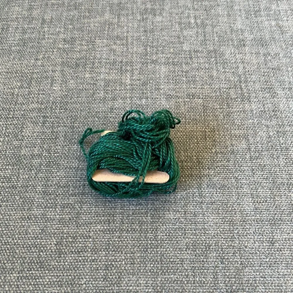 Green Needlepoint Thread Yarn